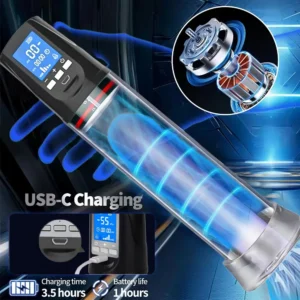 Automatic Electric Suck Penis Pump Enlargement Glans Enhanced Dick Extend Lasting Trainer Masturbator Adult Goods Sex Toys Men