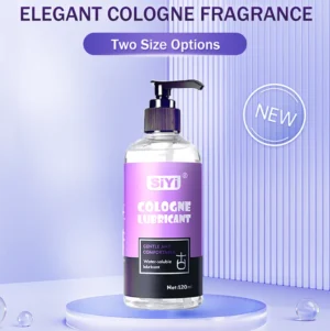 120ml/300ml Water-Based Lubricant for Couples, Long-Lasting Cologne Scent Pump Bottle, Non-Sticky, Skin-Friendly Intimate Lube