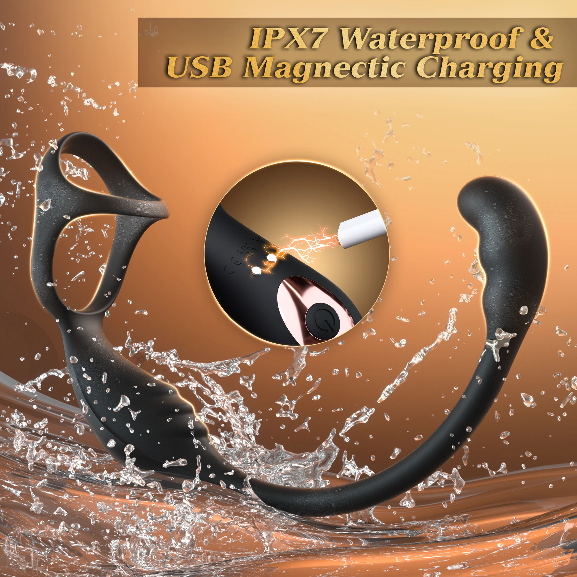 Remote Control Anal Vibrator Prostate Massager with Vibrating Cock Penis Ring Delay Ejaculation Cockring Adults Sex Toys for Men - Image 6